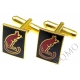 7th Armoured Division The Desert Rats Cufflinks (Metal / Enamel)